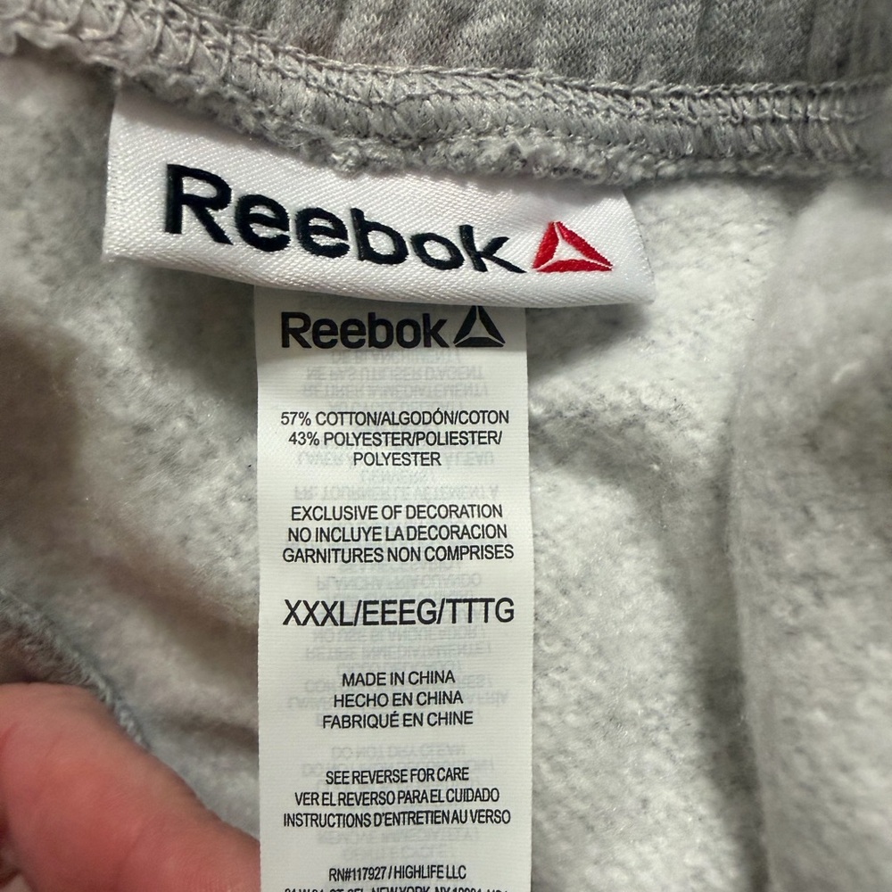 Reebok Renew FT Shorts Womens XXXL Grey Heather New French Terry Loungewear - Picture 5 of 8